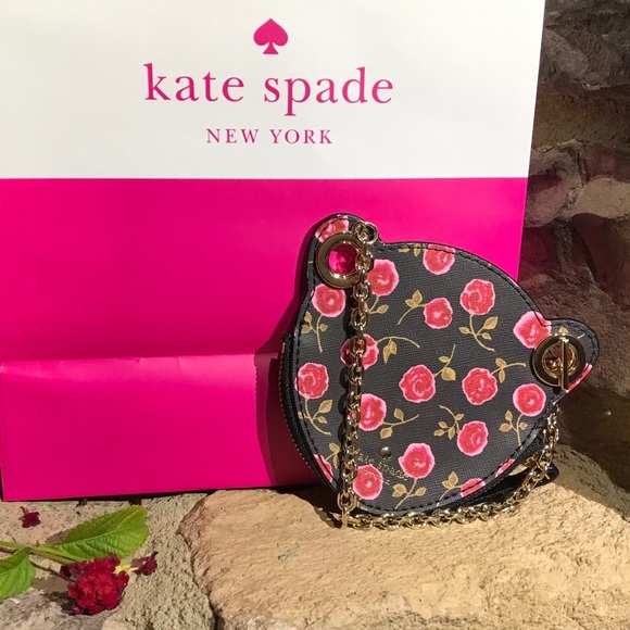 Kate Spade  Leather Leopard Coin purse - Picture 6 of 7